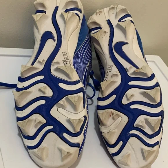 Nike Vapor Fastflex Cleats 917168-400 Size 9 Royal Blue pre owned - Picture 7 of 9